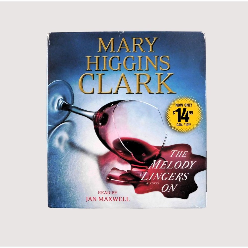The Melody Lingers On by Mary Higgins Clark Audiobook 6 CDs Read by Jan Maxwell
